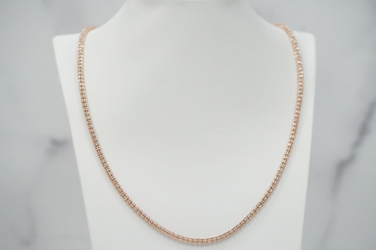 Ice Chain 14K Rose Gold