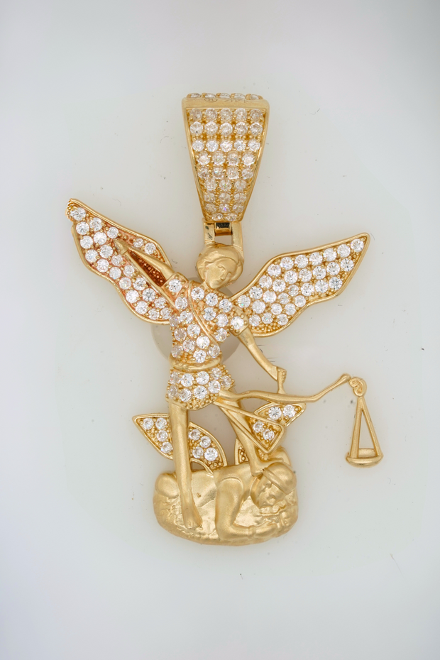 Saint San Michael 14K Yellow Gold