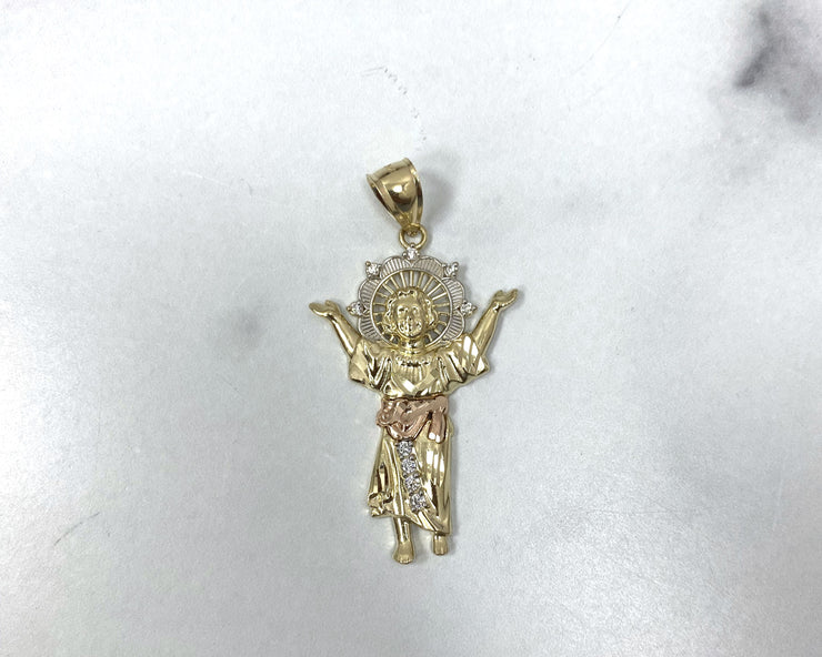 Divine Child 14K Tri-color Gold