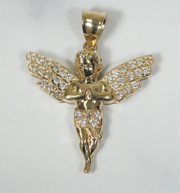 Angel Pendant 14K Yellow Gold