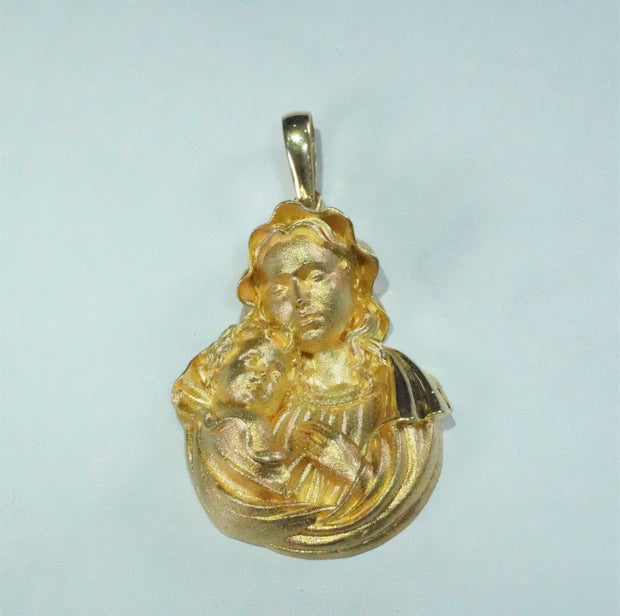 Mother Mary & Baby Jesus Pendant