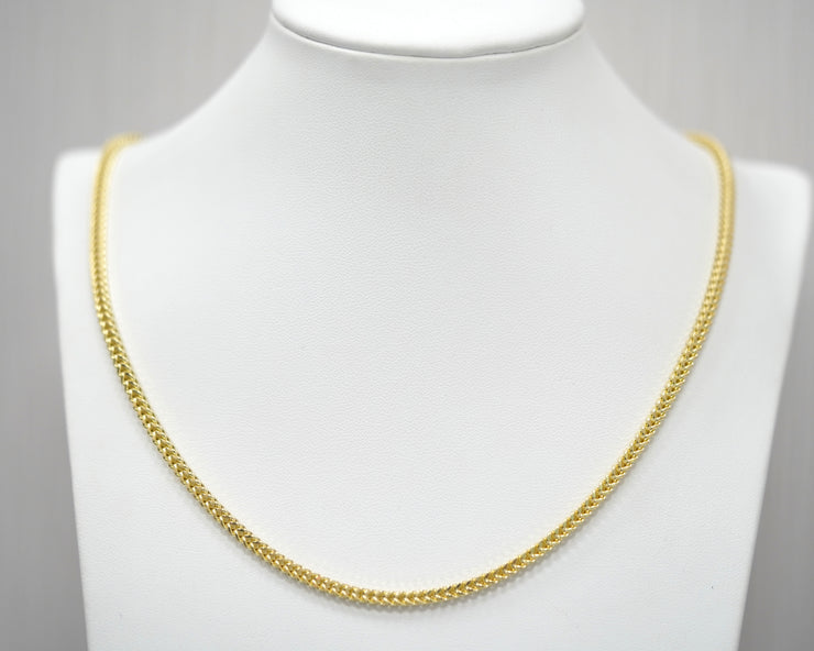 Semi Solid Franco 14k Yellow Gold