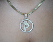 Letter P 14K Yellow Gold