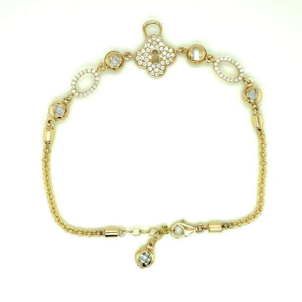 Charm Bracelet 14K Yellow Gold