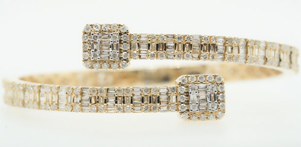 Diamond Braclet 14K Yellow Gold