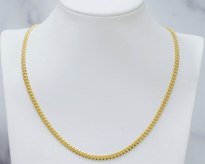 Solid Miami Cuban 14K Yellow Gold