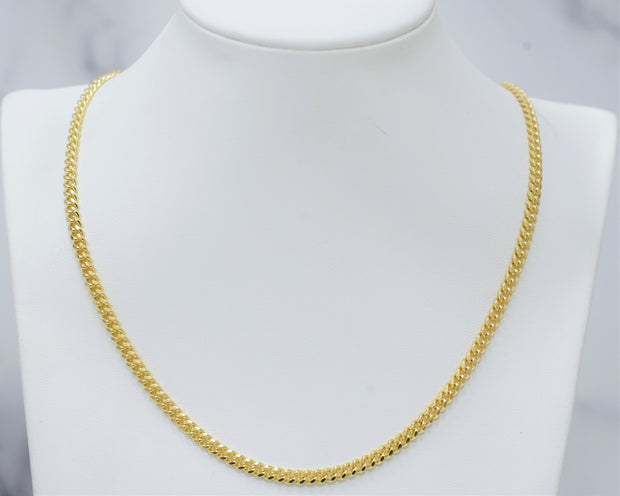 Solid Miami Cuban 14K Yellow Gold