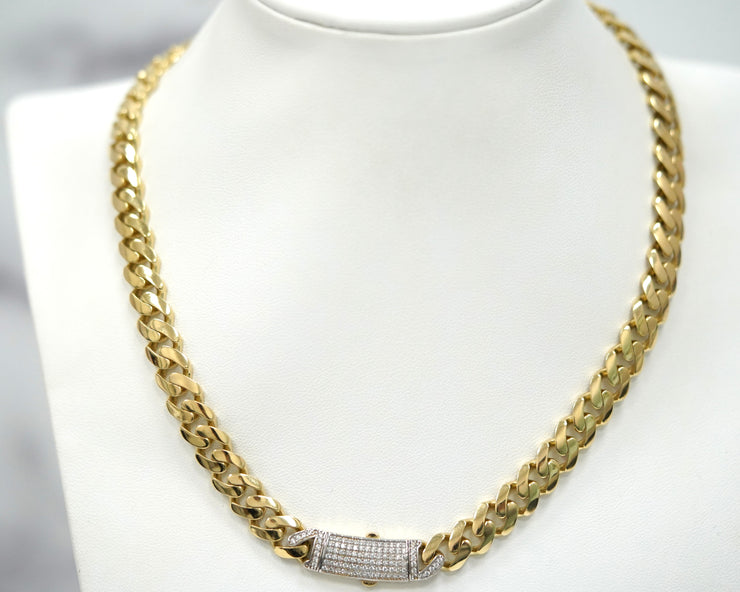 Monaco Chain 14K Yellow Gold