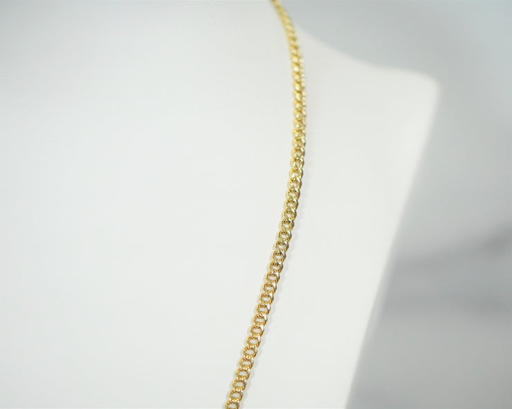 Hollow Miami Cuban Chain 14K Yellow Gold 6 MM