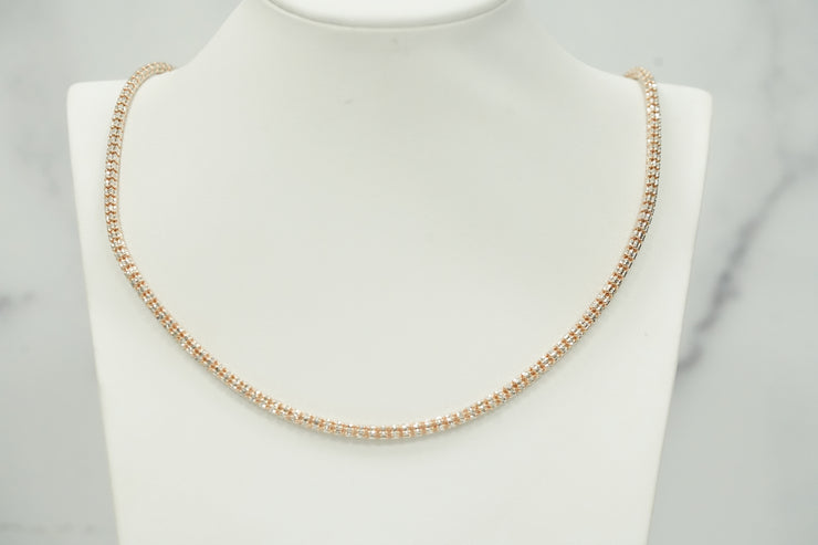 Ice Chain 14K Rose Gold