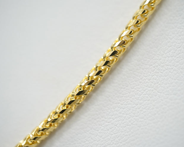 Semi Solid Franco 14k Yellow Gold