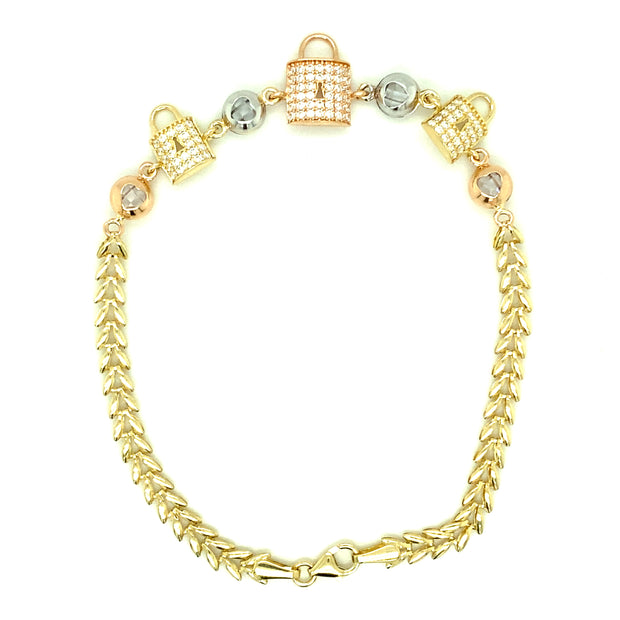 Charm Bracelet 14K Yellow Gold