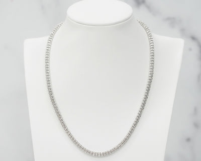 Ice Chain 14K White Gold 18 Inches