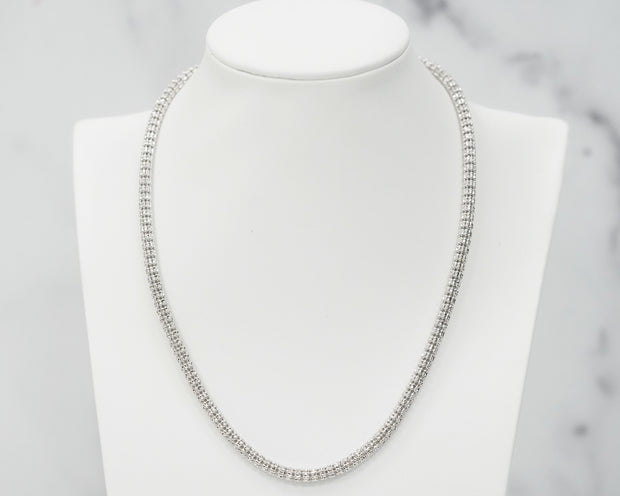 Ice Chain 14K White Gold 16 Inches