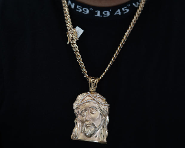 Jesus Piece 14K Yellow Gold