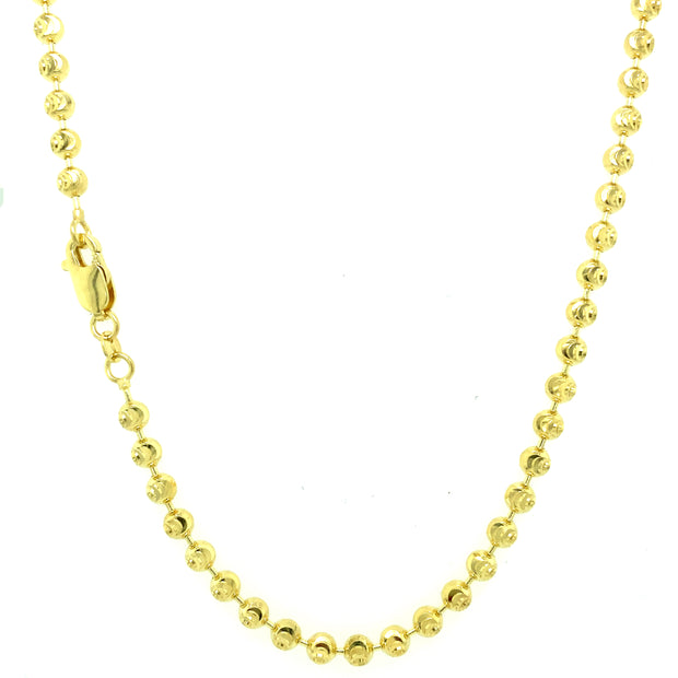 Moon Chain 14K Yellow Gold