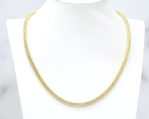 Ice Chain 14K Yellow Gold