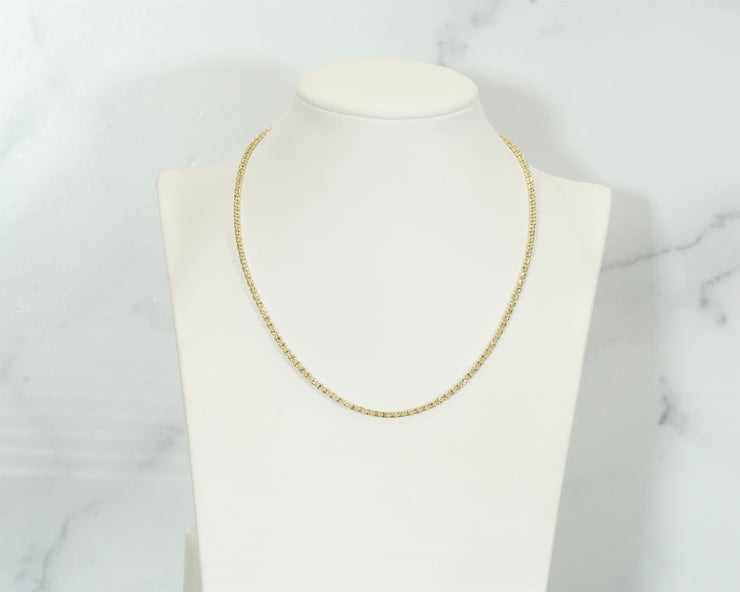 Ice Chain 14K Yellow Gold