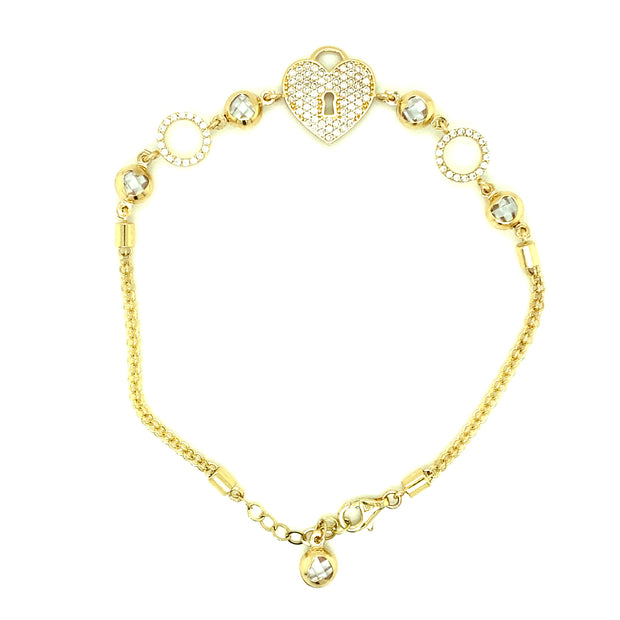 Charm Bracelet 14K Yellow Gold