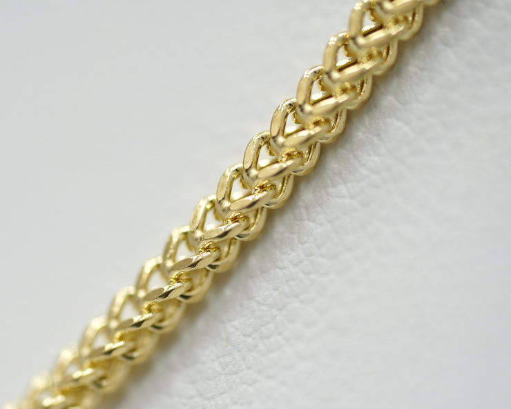 Semi Solid Franco 14k Yellow Gold