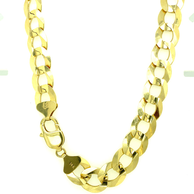 Curb Cuban Chain 14K Yellow Gold