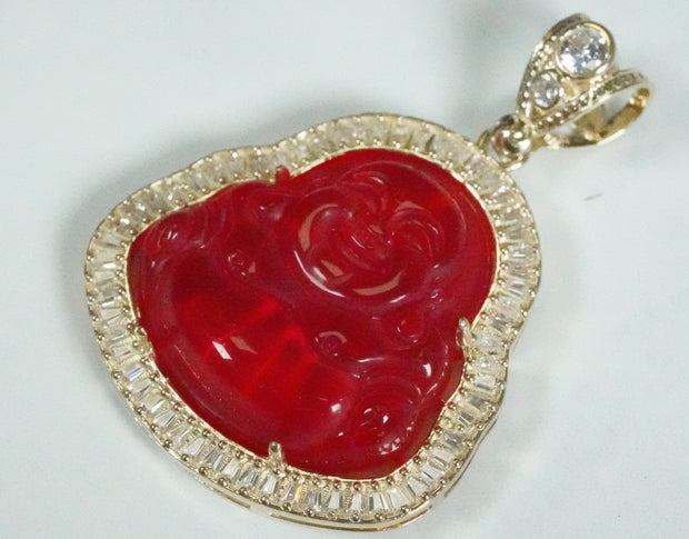 Red Buddha Pendant