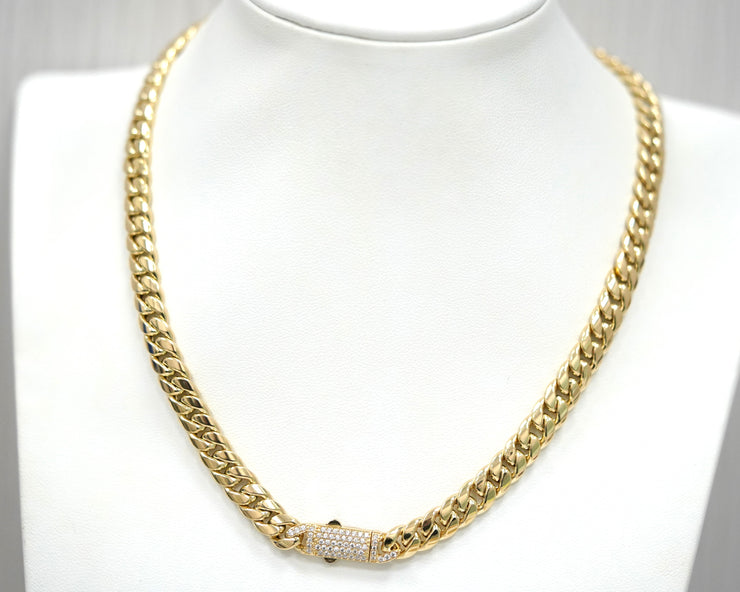 Monaco Chain 14K Yellow Gold