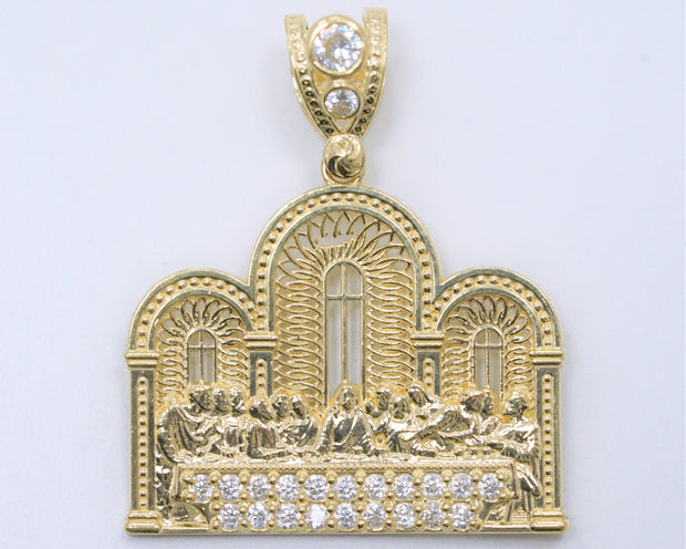 The Last Supper 14K Yellow Gold Santa Cena