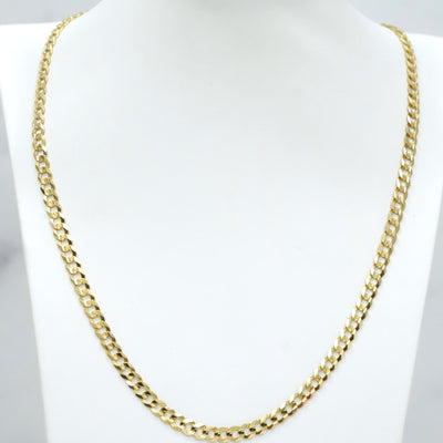 Curb Cuban Chain 14K Yellow Gold 6MM